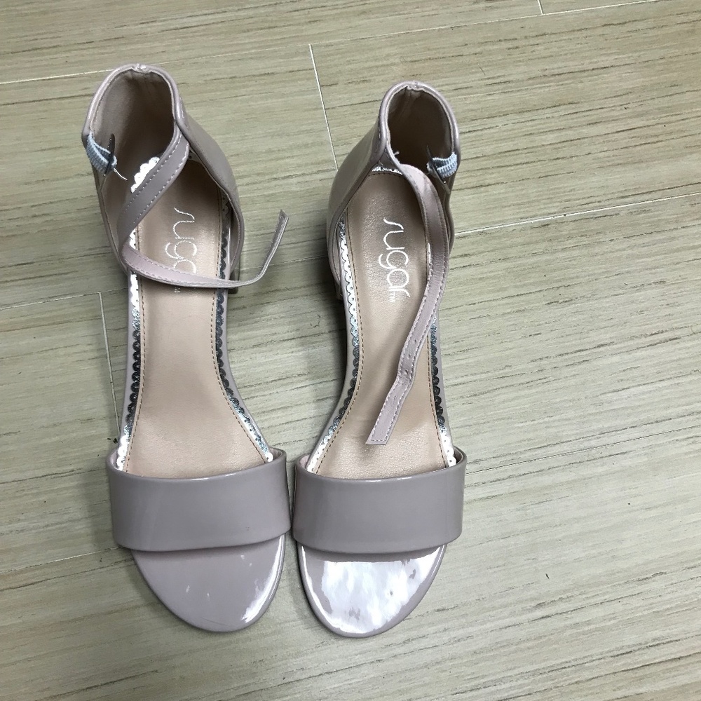 Sugar Patent Nude Heels